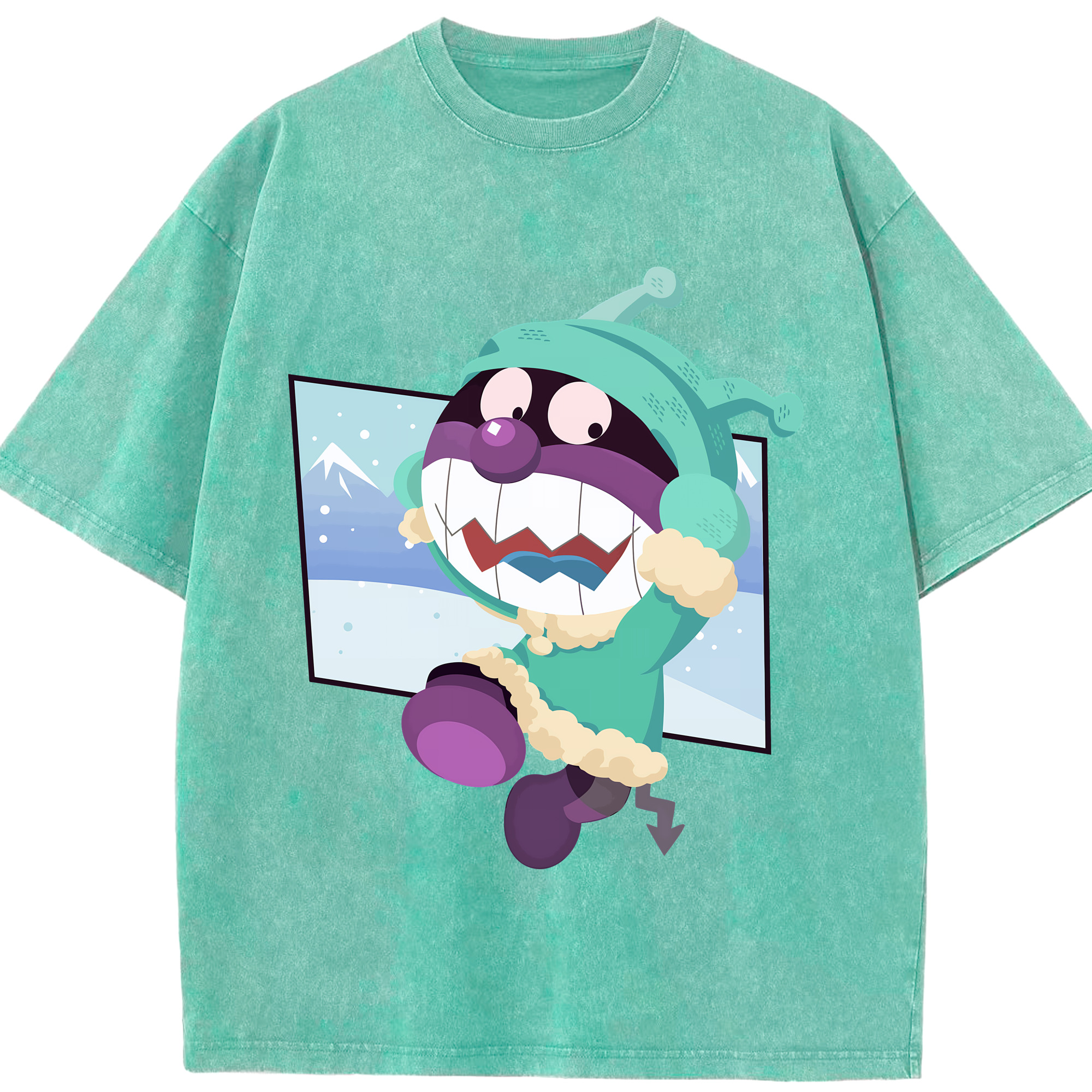 （画像用） アンパンマン Anpanman 綿100% ヴィンテージ風 半袖Tシャツ（フロントプリント）